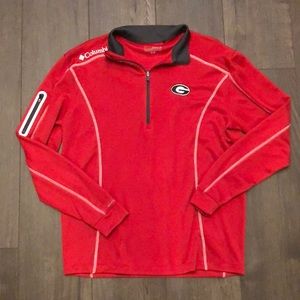 COLUMBIA GOLF UGA PULLOVER Medium